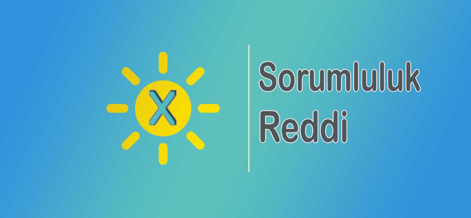 sorumluluk reddi