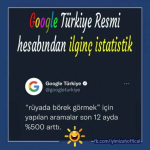 google istatistik börek